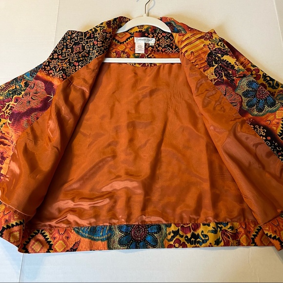 Coldwater Creek women’s shacket, M, tribal/ floral print - Picture 9 of 9